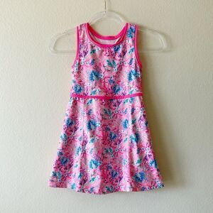 Tommy Bahama Pink Floral UPF 50 Moisture Wicking Activewear Dress